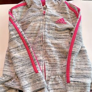 Adidas Girls Sweatsuit Size 5